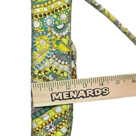Vera Bradley Knot just a shoulder bag Lemon Parfait clutch yellow white grey tur - Picture 10 of 10